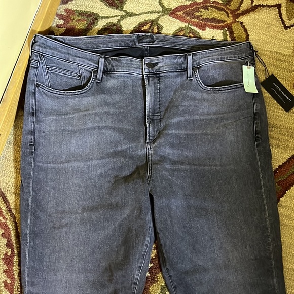 CITIZENS OF HUMANITY Size 22W Rocket Ankle Skinny Black Stretch Jeans $188 NEW - Picture 15 of 16